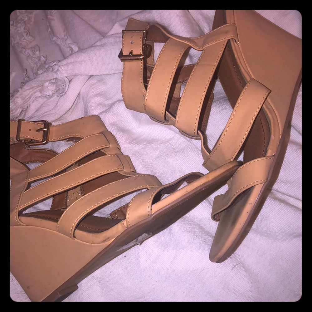 Summer Tan Wedges 7
